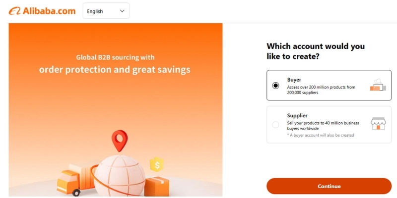 Đặt hàng Trung Quốc Alibaba