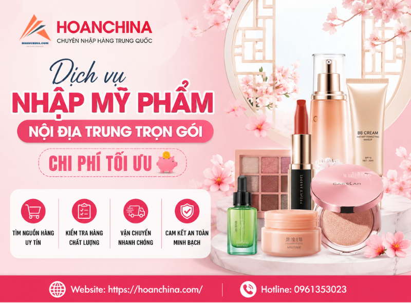 Nhập mỹ phẩm nội địa Trung